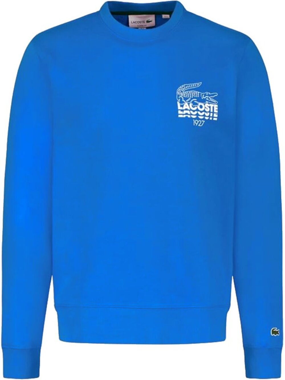 NWT Lacoste Mens Size 4XL Long Sleeve Crew Neck Crocodile Logo Sweatshirt NEW